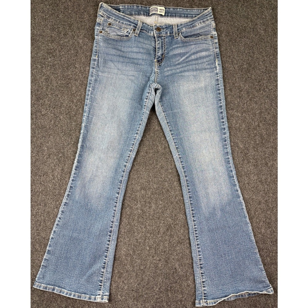 Signature by Levi Strauss & Co Modern Bootcut Jeans Medium Wash Size 14 S/C